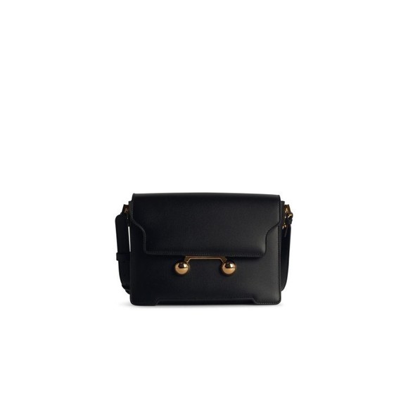 Marni New Trunk Black Leather Crossbody Bag - NWT - Picture 1 of 3